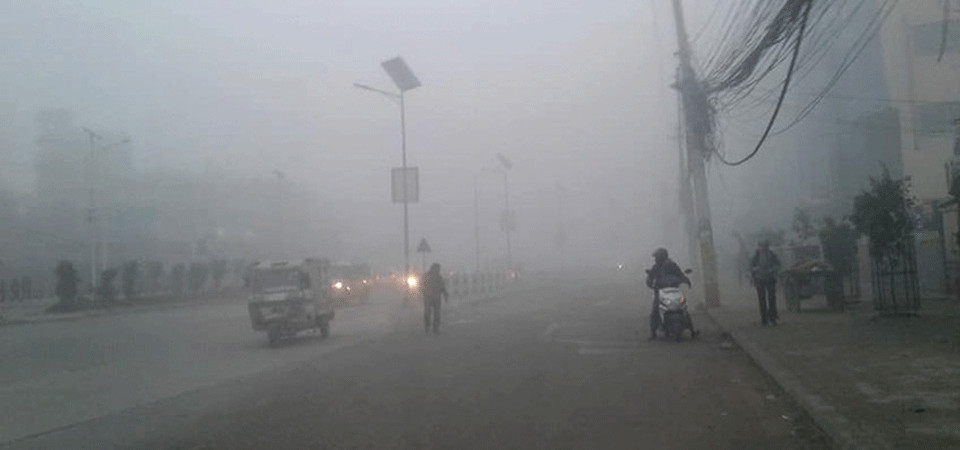 जाडो बढ्यो, आज यी स्थानमा वर्षा र हिमपातको सम्भावना