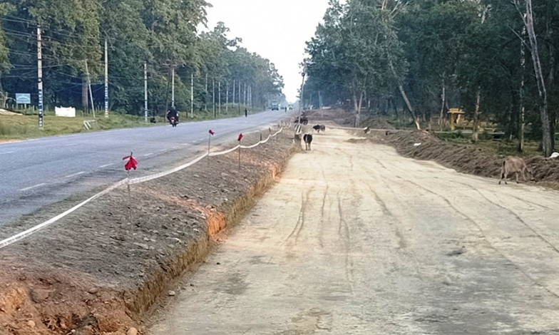 Narayangadh-Butwal road section: Only 50 percent progress with six months left for deadline to expire