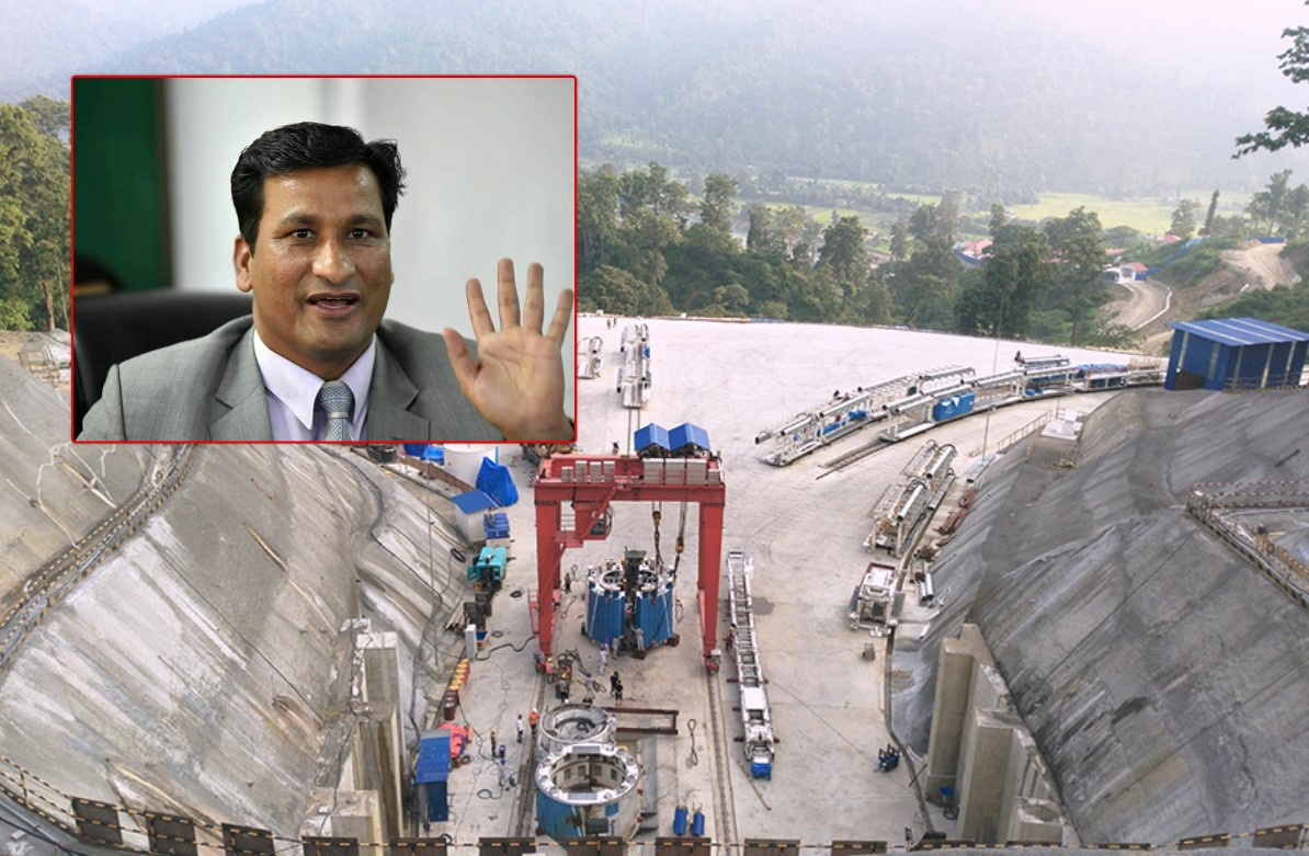 भेरी बबई डाइभर्सन आयोजना : मन्त्री बस्नेतले दिए आयोजना प्रमुख र ठेकेदारलाई चेतावनी