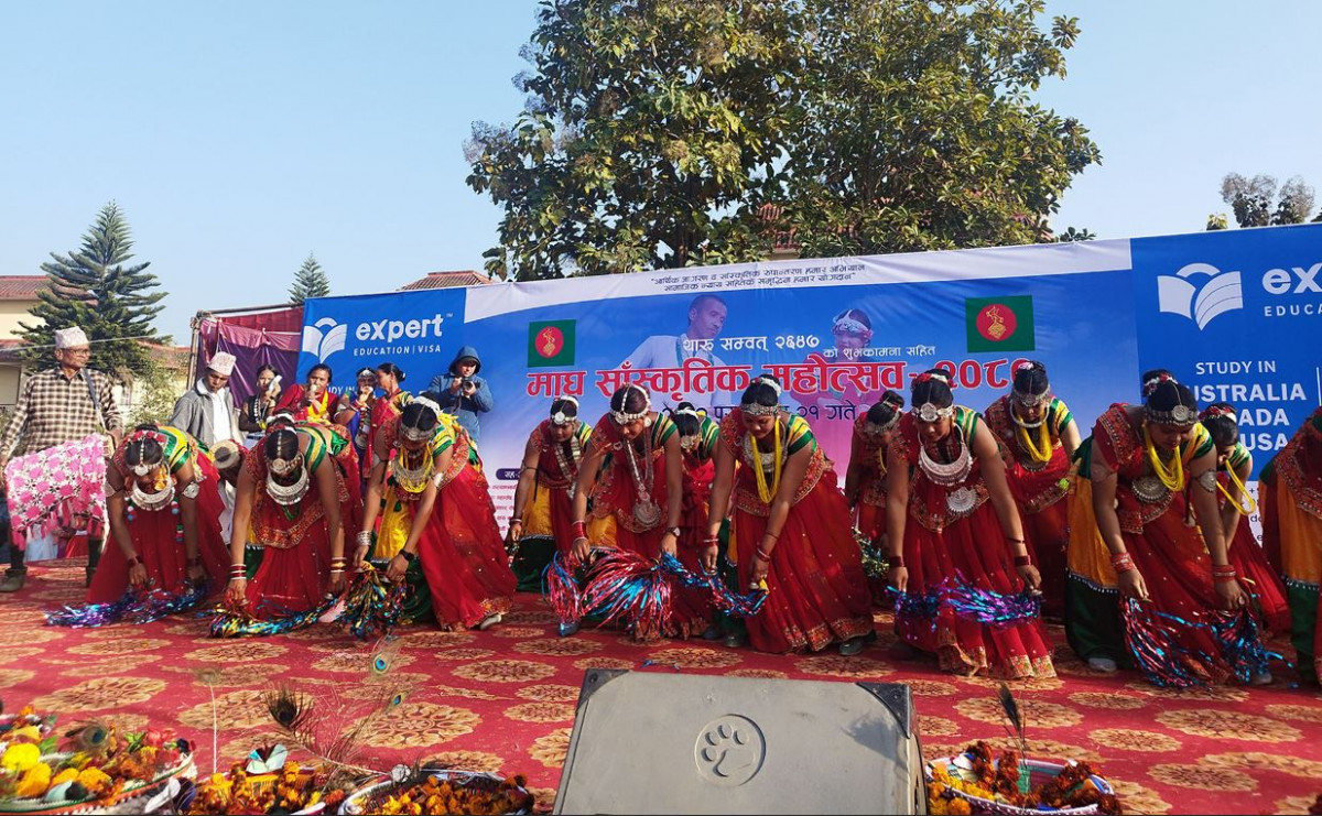 माघ सांस्कृतिक महोत्सवमा आकर्षक थारु नृत्य (तस्बिरहरू)