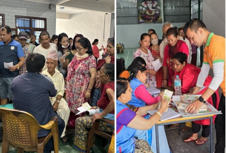 समृद्धि फाइनान्सको पोखरामा निःशुल्क स्वास्थ्य जाँच, २६४ जनाले लिए सेवा