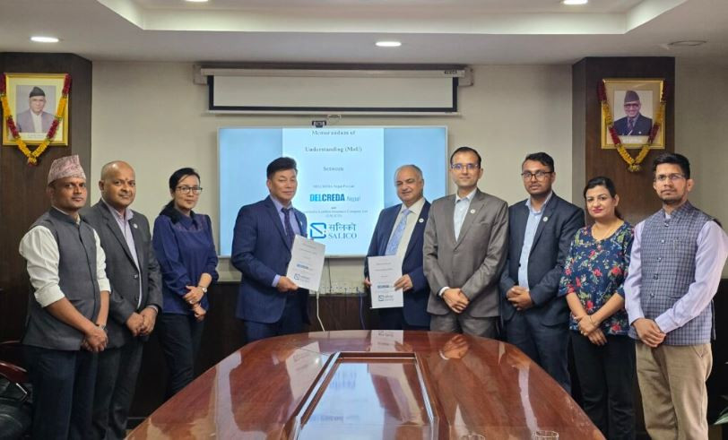 सगरमाथा लुम्बिनी इन्स्योरेन्स र डेल्क्रेडा नेपालबीच सम्झौता, उधारो बिक्री बीमाको विकास गर्ने उद्देश्य