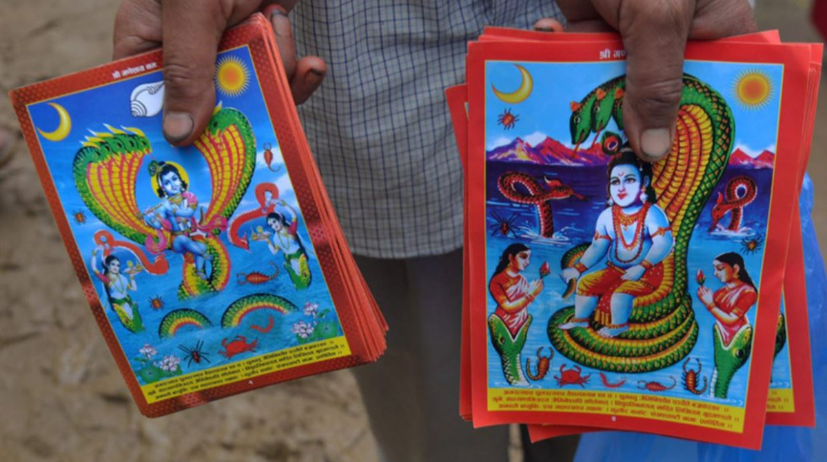 आज नागपञ्चमी, घरघरमा नागको तस्वीर टाँसी पूजाअर्चना किन गरिन्छ ?