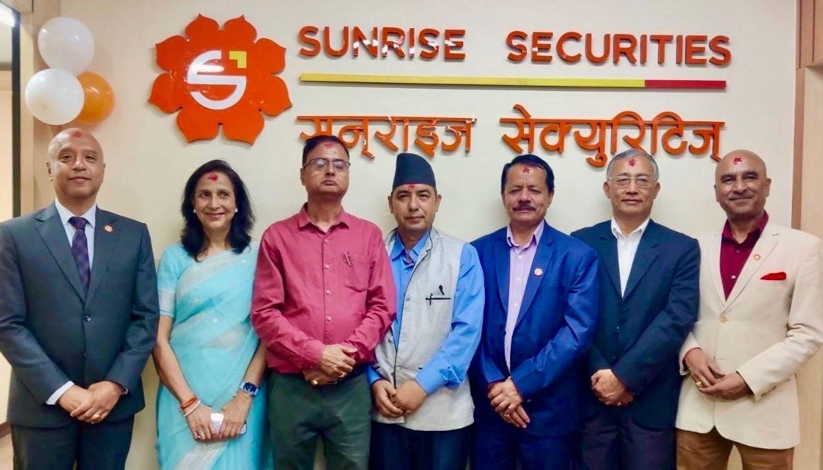 सनराइज सेक्युरिटिजले सुरु गर्यो सेयर कारोबार, चुक्ता पूँजी २० करोड र स्टक ब्रोकर नम्बर १००