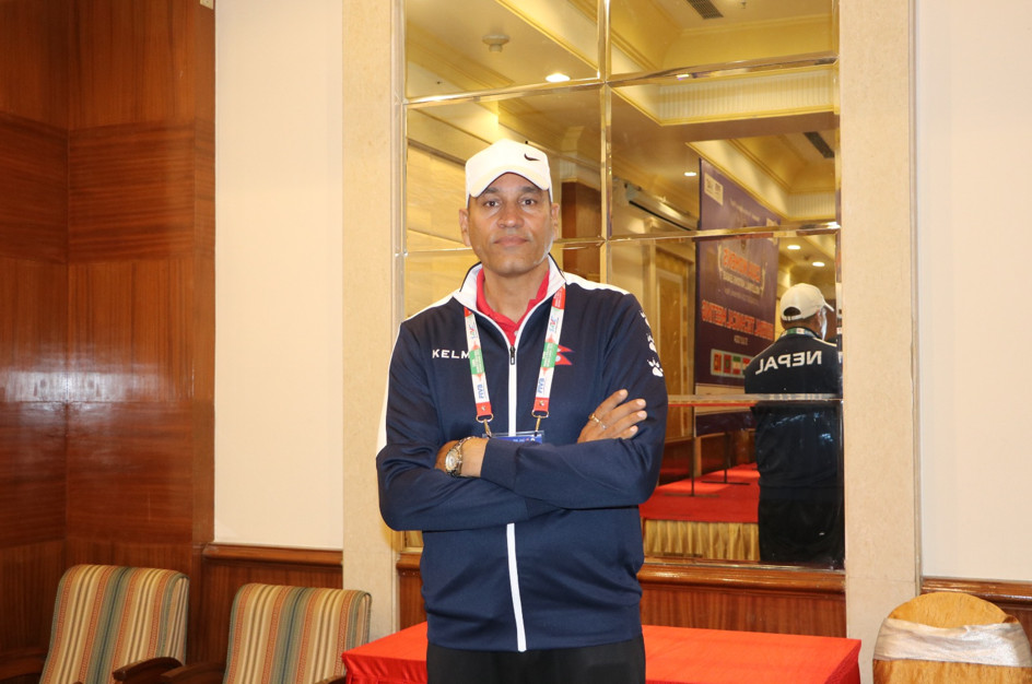 EWL: Kathmandu Spikers' Head Coach Jadish Bhatt Unveil