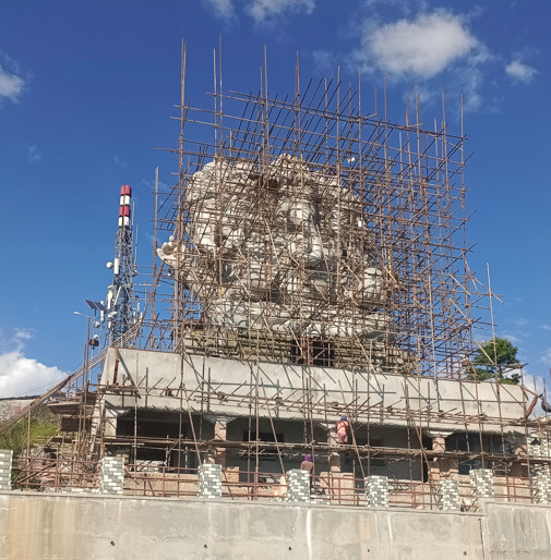 धार्मिक पर्यटकको नयाँ गन्तव्य सराङकोटको पञ्चमुखी गणेश मूर्ति, पूर्वाधारमा मात्रै २२ करोड बढी लगानी