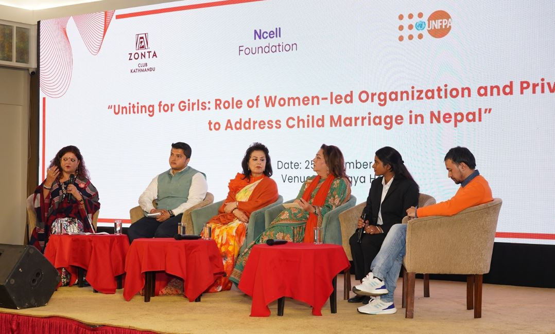 जोन्टा, एनसेल फाउन्डेसन, युएनएफपीए र युनिसेफ नेपालबीच लैङ्गिक हिंसाविरुद्ध १६ दिने अभियानका लागि सहकार्य