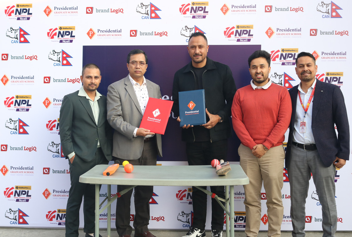 प्रेसिडेन्सियल ग्राजुएट स्कूल नेपाल प्रिमियर लिगको आधिकारिक शैक्षिक साझेदार, च्याम्पियनहरु तयार पार्ने लक्ष्य