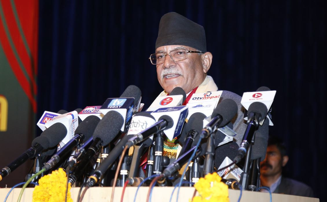 भ्रष्टाचार र बेथितिविरुद्ध आन्दोलन अघि बढाउने बताउँदै प्रचण्डले भने, “मुलुकमा फेरि नयाँ क्रान्ति आवश्यक छ”