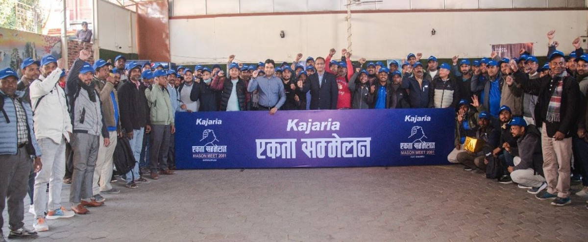 कजारिया टायल्सको ‘मैसन मिट २०२४’ सम्पन्न, राजमिस्त्रीहरूसँगको सम्बन्ध थप मजबुत
