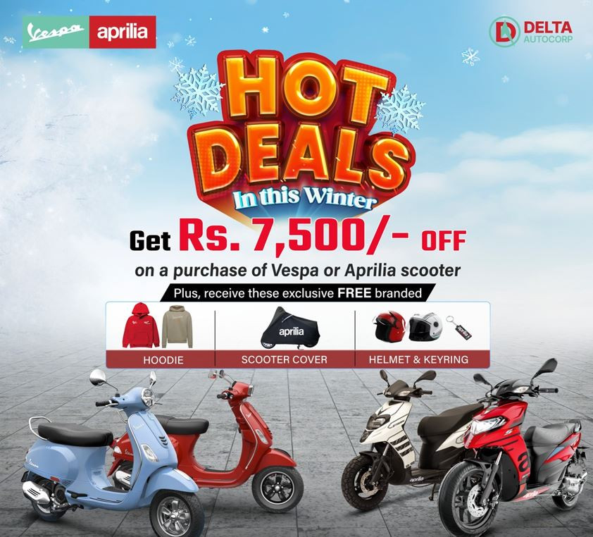 Delta Auto Corp plans Hot Deals on Vespa and Aprilia Scooters
