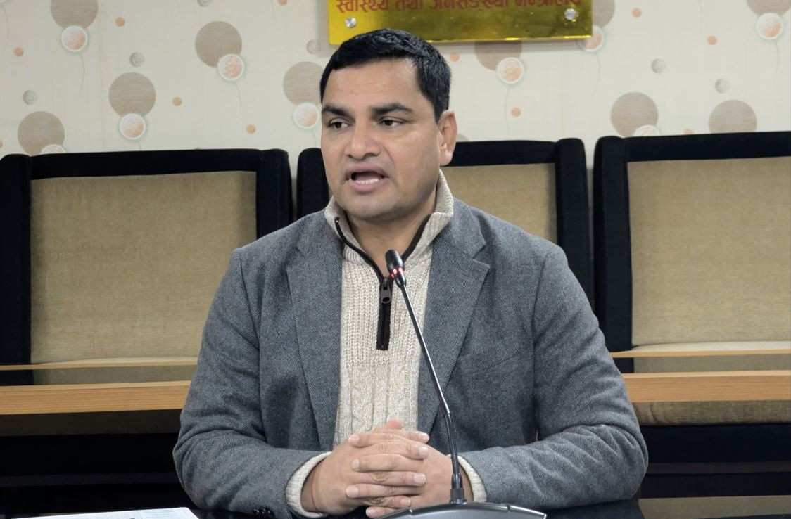 नसर्ने रोगबिरुद्धको स्क्रिनिङ अभियान सफल पार्न मन्त्री पौडेलको अपिल