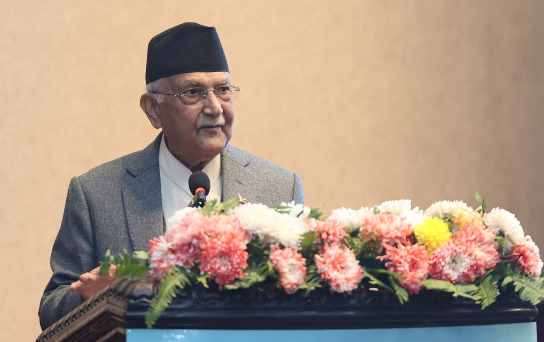 निजी क्षेत्र र सरकारबीचको सहकार्यले अर्थतन्त्र अघि बढ्छ : प्रधानमन्त्री ओली