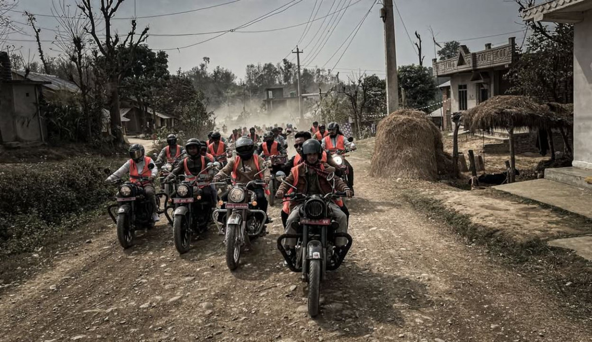 रोयल इनफिल्ड महा–राइड नेपालगञ्जदेखि गाभर उपत्यकासम्मको रोमाञ्चक यात्रा