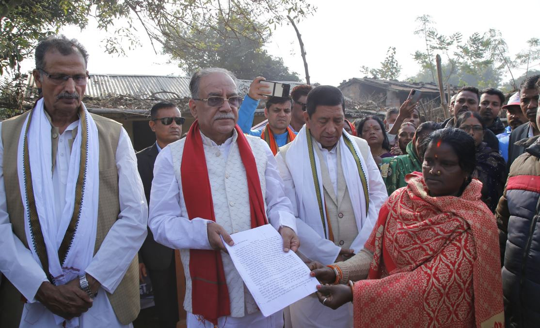 रिङ्कु सदाको न्यायका लागि सहयोग गर्ने प्रचण्डको प्रतिबद्धता