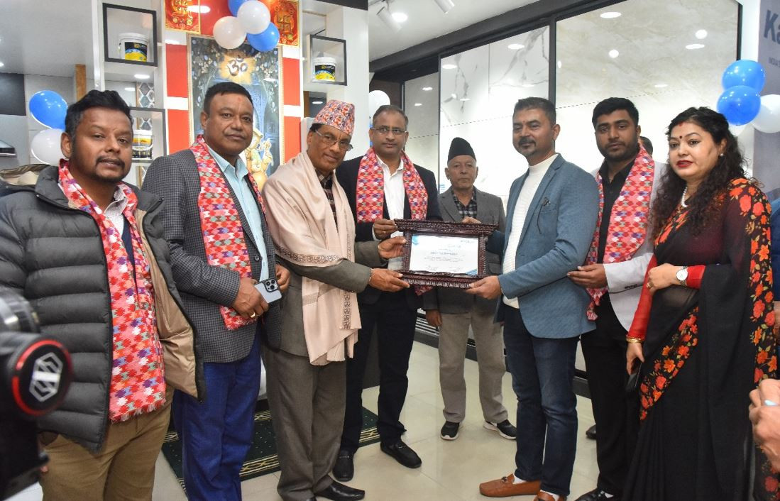 कजारिया टाइलको नयाँ सोरुम काठमाडौँको सतुंगलमा, नेपाललाई टाइल्समा आत्मनिर्भर बनाउने लक्ष्य